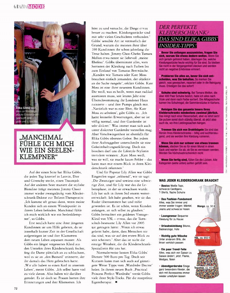 Practical Princes Press - Grazia Germany