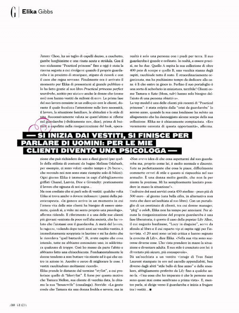 Practical Princes Press - Grazia Italy