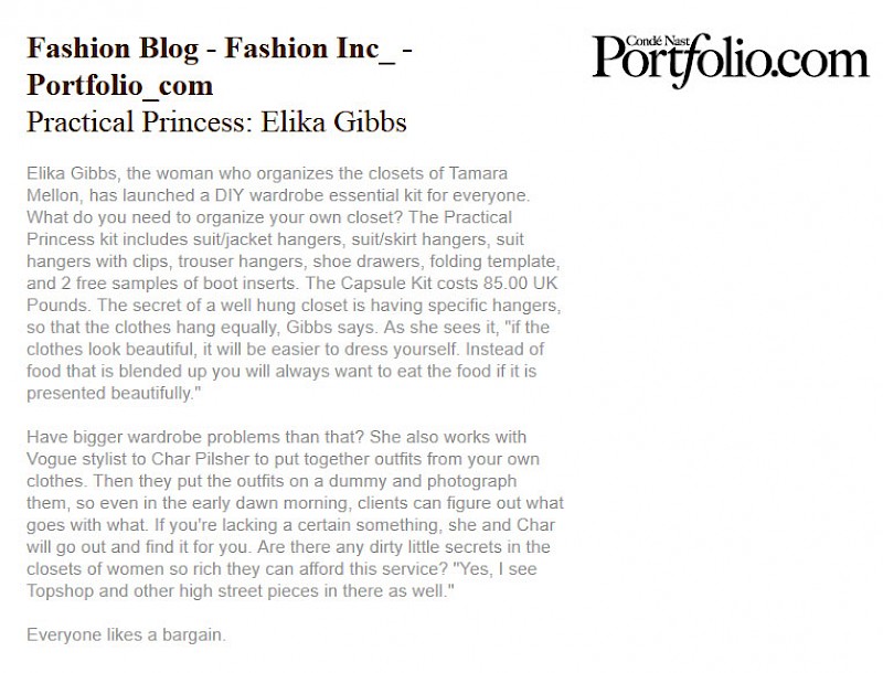 Practical Princes Press - Fashion Blog - Fashion Inc - Portfolio.com